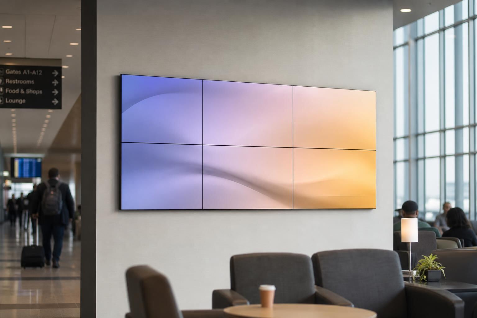 LCD Commercial Displays — Detail 2
