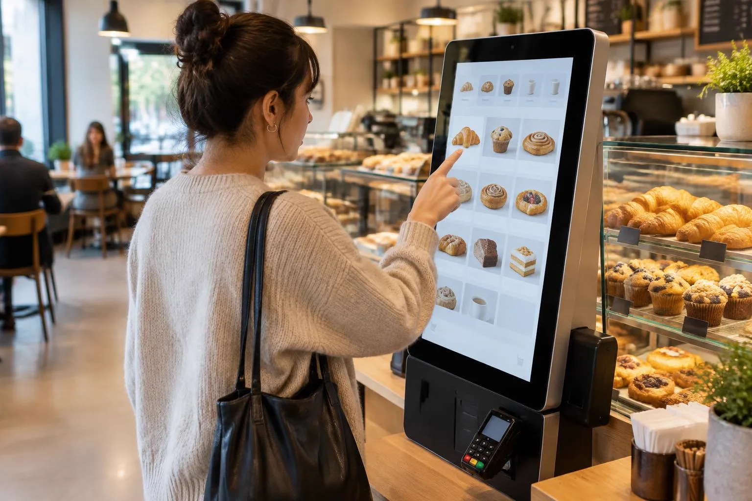 Touch-Kiosk und Self-Service-Terminal als Bestellterminal in der Gastronomie
