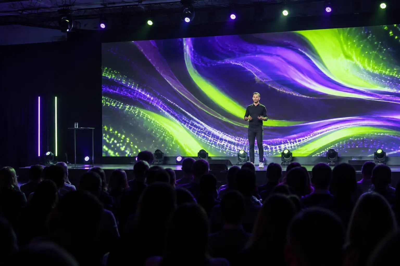 XR-LED-Studio als LED-Bühne für ein Live-Event